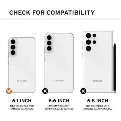 UAG Samsung Galaxy S22 Monarch Case- Carbon Fiber